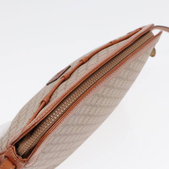 CELINE Macadam Canvas Shoulder Bag Beige Gold - Picture 6 of 16